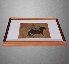 周村书画装裱配框服务案例